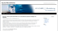 Desktop Screenshot of blog.mesotelioma.net